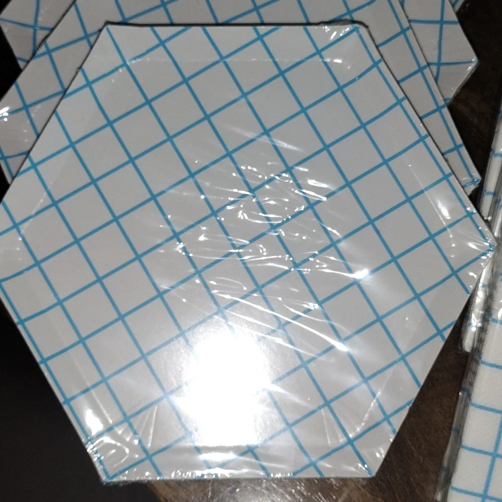 NWT Corelle Blue and White Geometric Plates